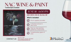 Wine & Paint @ Norfolk Arts Center