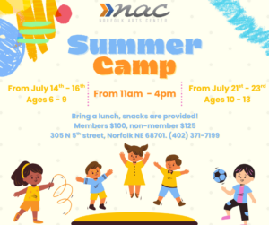 NAC Summer Camp - 2026 @ Norfolk Arts Center