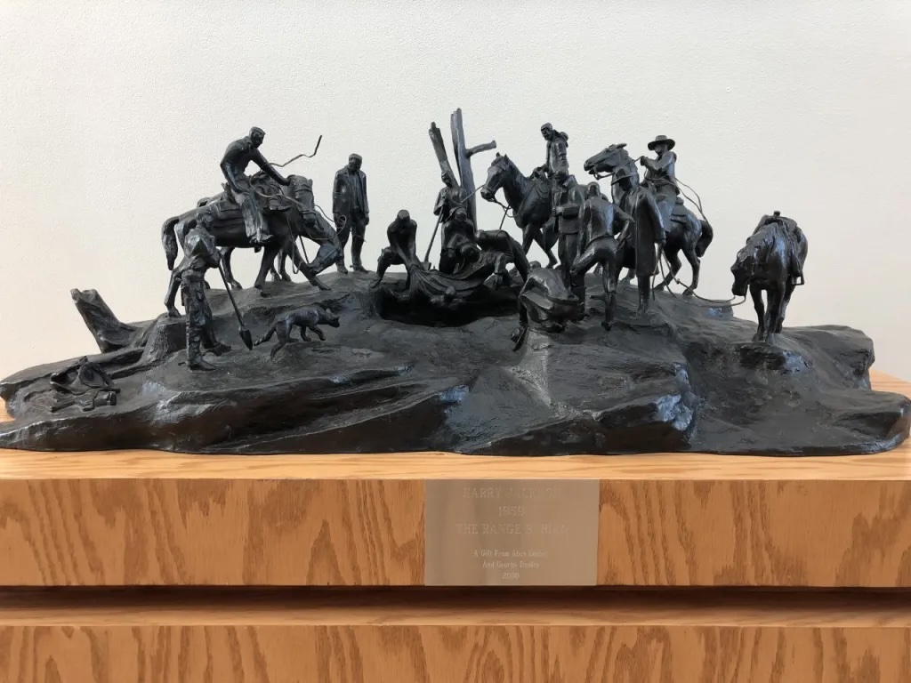 Sculpture of cowboys for NAC's Permanent Collection page